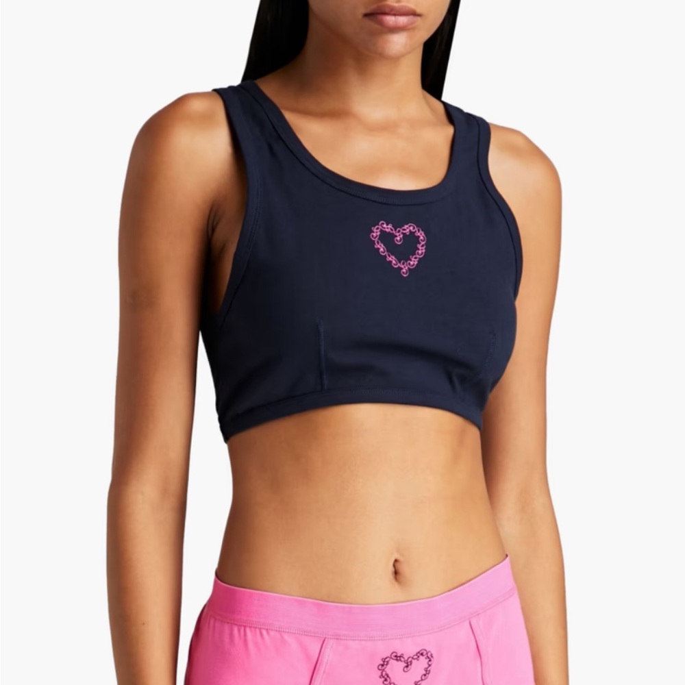 GANNI
Set of two embroidered stretch-cotton jersey bralet - Picture 2 of 6